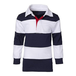 Nouveauté 2026 – Hauts de rugby décontractés unisexes à manches longues, color block, respirants et personnalisables – Vente en gros de haute qualité - Product Image 2