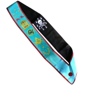 Banda de Regalia Masónica Premium, Bordado de Alta Calidad, Ajuste Ajustable, Tela Duradera, Suministro al por Mayor - Product Image 3