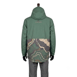 Veste de ski à capuche pour homme personnalisée en gros, impression par sublimation, imperméable 10 000 mm, respirante, anti-déchirure, softshell - Product Image 2
