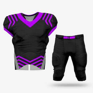 Maillots de football américain légers personnalisés pour athlètes, uniformes de football personnalisés avec impression par sublimation avancée - Product Image 4