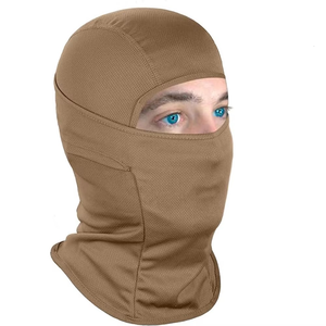 Masque facial personnalisé avec logo pour femmes et hommes, en peluche 100% polyester, design à trois trous, pour le ski et le cyclisme, utilisation en plein air, vente en gros - Product Image 4