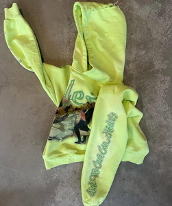 Ventes directes, sweats à capuche pour hommes avec logo personnalisé, fabricants de vêtements usés, sweats à capuche épais à motif graphique imprimé, coupe courte pour homme - Product Image 1