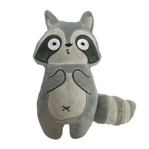 Adorable jouet en peluche pour chien en forme d'animal, jouets à mâcher qui couinent pour animaux de compagnie, pour ratons laveurs - Product Image 1