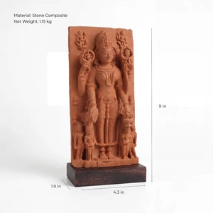 Statue ancienne de Gauri Parvati du Xe siècle, réplique du patrimoine artistique du temple de la déesse hindoue classique - Product Image 6