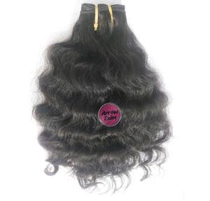 Mèches de cheveux humains naturels indiens bruts doublement étirés, bouclés style bébé, 100g - Product Image 1