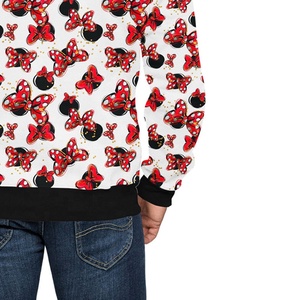 Sublimación Sudadera con capucha de algodón de poliéster de alta calidad para hombres con cremallera sudaderas con cremallera de sublimación de hip hop regular para OEM ODM - Product Image 6