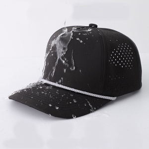 Casquette de golf rétro premium structurée avec cordon, ajustable, style snapback, pour sports décontractés en extérieur, unisexe - Product Image 2