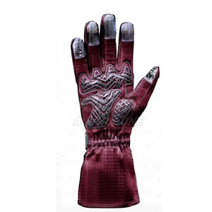 Gants de karting pour compétition hivernale, avec manchette longue, imperméables, en tissu extensible léger pour une meilleure adhérence et une maniabilité fluide - Product Image 3