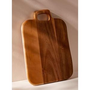 Ensemble de planches à découper en bois rectangulaires avec poignée, pack combiné pour la cuisine, écologiques et compatibles lave-vaisselle - Product Image 4