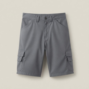 Pantalones Cortos Cargo de Poliéster para Hombre, Fabricante de Pantalones Cortos de Trabajo Resistentes con Bolsillo con Solapa, Suministro al por Mayor Personalizado, OEM, Marca Privada, Envío Rápido - Product Image 1