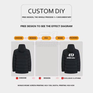 Manteau long matelassé chaud et confortable avec des coutures durables et un look élégant pour un confort par temps froid - Product Image 4