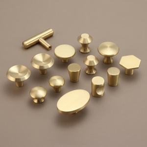 Sunflower Shape Brass Drawer <b>Knob</b> For Home Decor Cabinet <b>Door</b> Furniture Hardware <b>Decorative</b> Vintage Style - Product Image 6