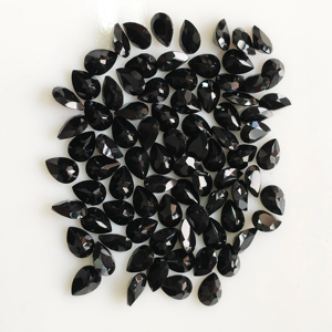 Ónix Negro Natural, Corte Pera de 7x5MM, Gema Suelta de la Mejor Calidad para Joyería, Red Mountain Gems R5BOPCT75 - Product Image 3