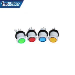FRO FR-B01 Round <b>Push</b> <b>Button</b> with <b>Switch</b> Arcade Game Machine US Plug Ages 8+ 3.4 CM 0.025 KG - Product Image 2