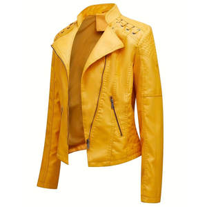 Chaqueta de Cuero para Mujer 2026, Estilo Invernal, Tallas Grandes, Ropa Exterior de Cuero para Mujer, Chaquetas Cómodas de Cuero para Mujer - Product Image 5