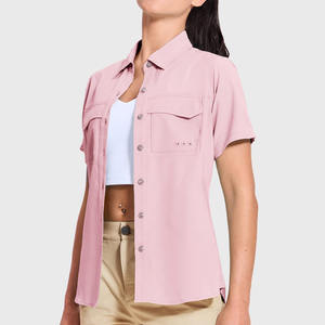 Camisetas de Pesca para Mujer, Transpirables, 100% Poliéster, Anti-UV 50+, de Secado Rápido, con Logotipo Personalizado, en Oferta - Product Image 4