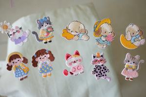 Classic Embroidery Patch Iron On Embroidered Emblem Fabric Patches for Clothing <b>Jackets</b> Caps Bags Wholesale Heat Press - Product Image 5