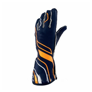 Custom Logo Fireproof Kart Race <b>Gloves</b> High Quality Leather Breathable <b>Touchscreen</b> Compatible Printed Pattern Professional - Product Image 4