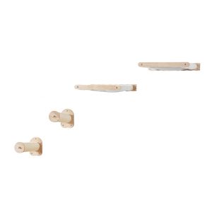 Estantes de Pared para Gatos con Postes para Saltar y Hamacas, Juego de Muebles para Mascotas, 40 Libras, Desmontable para la Comodidad y Entretenimiento Felino - Product Image 6