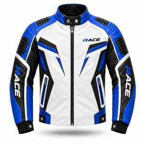 Veste de course F1, veste en cuir personnalisée pour le sport automobile, veste de motard pour homme et femme, veste d'équipe de course, qualité supérieure - Product Image 4