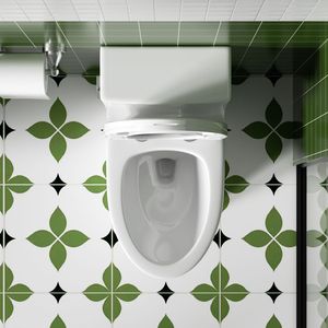 WC Monoblocco Tornado Flush da 1.28 GPF, Sedile Comfort ADA da 17 Pollici, Scarico Sifonico a Pressione Laterale, Chiusura Ammortizzata - Product Image 4
