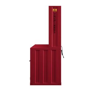 โต๊ะคอมพิวเตอร์สีแดงพร้อมฮัทช์ - Product Image 2