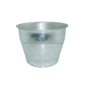 Lot de 2 jardinières design de luxe en métal pour accessoires de plantes florales de jardin et de restaurant - Product Image 3