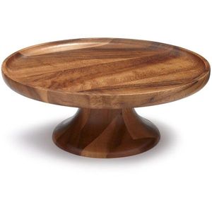 Elegante Soporte de Madera para Pastel Hecho a Mano, Estilo Rústico, con Base Estable para Presentación de Pasteles en Grandes Celebraciones y Ocasiones Especiales - Product Image 2