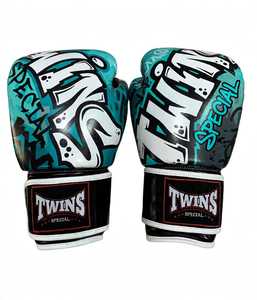 Nouveauté : Gants de boxe en cuir jaunes personnalisables, à fermeture auto-agrippante, pour le kick-boxing et les arts martiaux - Product Image 3