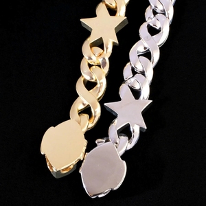 สร้อยคอแบบ Cuban Link เงินแท้ 925 ประดับเพชรโมอิสซาไนต์ สำหรับผู้ชาย สไตล์ฮิปฮอป รับผลิตตามสั่ง ขายส่ง ได้รับการรับรองจาก GRA - Product Image 3