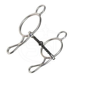 Premium High Quality Stainless Steel Horse <b>Gag</b> Bit with Smooth Finish Durable for Daily Use in Horse Riding - Product Image 4