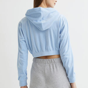 Sudadera con capucha de algodón de diseño colorido de última moda, logotipo personalizado, producción OEM, para chicas y mujeres, corte regular. - Product Image 4