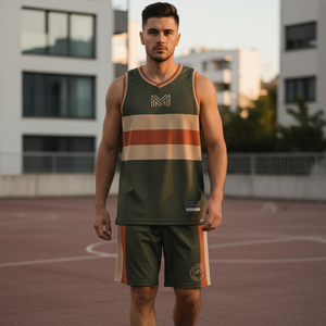 Ensemble d'uniformes de basketball de qualité supérieure, découpés au laser avec trous respirants, maillot de basketball personnalisé pour équipe universitaire, vêtements de basketball - Product Image 6