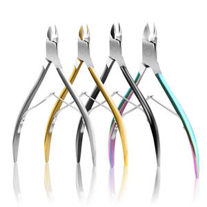 Cortacutículas y Pinza Profesional de Acero Inoxidable de Alta Calidad 5 en 1 con Agarre Cómodo, Acabado en Oro Rosa, Empaque en Caja ANAAIF - Product Image 6