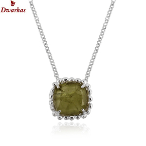 Collier pendentif élégant en argent sterling 925 avec pierre précieuse double aquamarine texturée pour mariage et occasions spéciales - Product Image 6