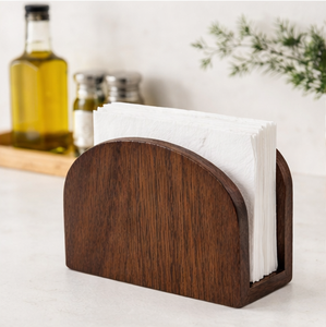 Porta Servilletas de Madera Rústico Hecho a Mano, Ecológico, Duradero, Portátil, Rectangular, Vertical, para Hogar y Restaurante - Product Image 6