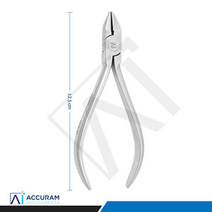 Alicates Accuram Adams de Alta Resistencia con Punta Serrada, Alicates Ortodónticos de 12.5 cm, Acero Inoxidable, Herramienta Manual para Doblar Alambres Quirúrgicos Dentales, CE - Product Image 5