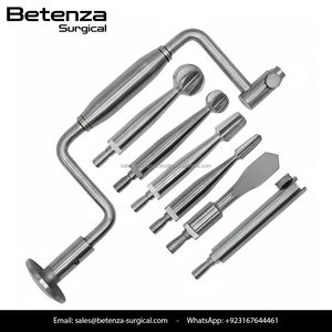 ชุดเครื่องมือเจาะมือ Hudson Brace 7 ชิ้น สำหรับศัลยกรรมกระดูกและข้อ ผลิตจากเหล็กกล้าไร้สนิมเยอรมัน ได้รับการรับรองมาตรฐาน CE รับประกัน 2 ปี - Product Image 3