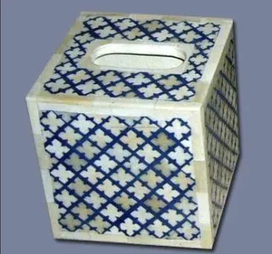 Mother of Pearl MDF Tissue Box Mop Inlay Tissue Box <b>Best</b> Gift for Wife and <b>Friends</b> Car Tissue Box from India - Product Image 6