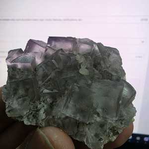 Magnifique Fluorite Naturelle du Balochistan, Pakistan - Spécimens Minéraux Violets, Pierres Précieuses en Vrac, Lot de Pierres Luminescentes Naturelles de 2,56 KG - Product Image 5