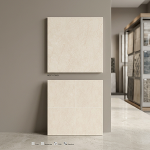 กระเบื้องปูพื้นพอร์ซเลนเคลือบดิจิตอล Burline Ivory ขนาด 1200x1200 มม. สีเทาขัดเงา เรียบเนียน รับประกัน 5 ปี หนา 12 มม. กันลื่น - Product Image 3