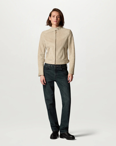 Chaqueta Unisex de Cuero Genuino con Parches, Prenda Exterior de Cuero Suave a la Moda, Estilo Casual Moderno para Otoño, Alta Calidad y Ecológica - Product Image 2