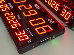 Pantalla LED Industrial para Temperatura, Fecha y Hora |   Integración SCADA |   Servicio de Fabricación OEM - Product Image 2