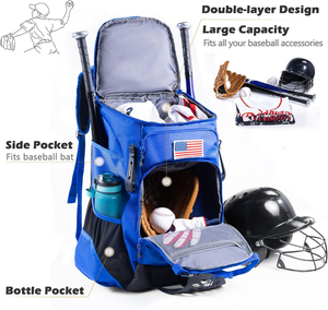 Wholesale High Quality Customized Waterproof Breathable Sports Baseball <b>Backpack</b> with Sublimation Printing for Outdoor <b>Training</b> - Product Image 3