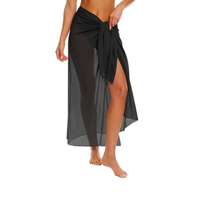 Pareo para Mujer, Traje de Baño Largo y Transparente, Falda de Playa para Vacaciones 2026 - Product Image 1
