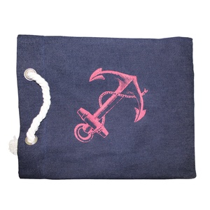 กระเป๋าแฟชั่นผ้ายีนส์12ออนซ์สำหรับร้านขายของชำพร้อมที่จับเชือกบิดกระเป๋าแขวนแบบเปิดลายสัตว์ - Product Image 6