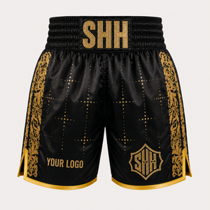 Professional MMA Fight Shorts <b>Men</b> Athletic Training Shorts Polyester Spandex Quick Dry MMA <b>Trunks</b> for Boxing Wrestling Gym - Product Image 5