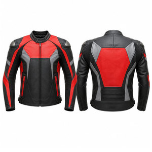 Chaqueta de Cuero para Motociclistas, Diseño Deportivo, de Alta Calidad, Fabricación OEM, Chaqueta Universitaria Resistente, Chaqueta de Cuero para Hombre, Estilo Urbano - Product Image 1