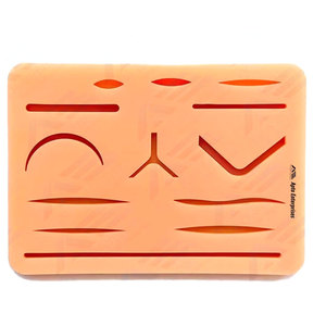 Almohadilla de Silicona Duradera para Cierre de Heridas Quirúrgicas, Instrumentos Médicos para Enfermería Veterinaria, Kit de Práctica de Sutura para Estudiantes de Medicina - Product Image 3