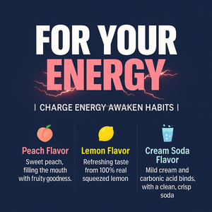 Bâtonnets Énergétiques au Glucose Saveur Pêche pour Adultes, Supplément OEM avec L-Glutamine pour le Soutien Immunitaire et l'Endurance, Poudre 6g de Corée - Product Image 3